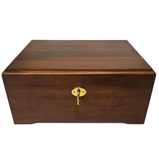 Smart Hub Gear Acacia Wood Locking Charging Station