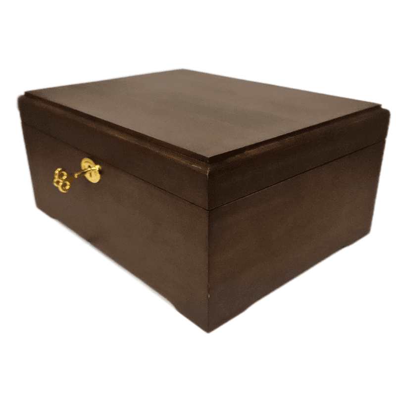 Smart Hub Gear Acacia Wood Locking Charging Station