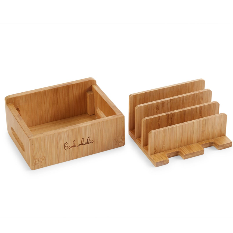 Smart Hub Gear Bamboo Charging Station & Cord Organizer