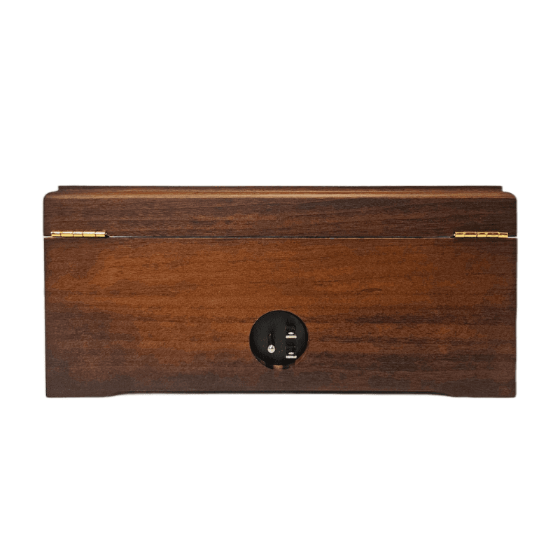 Smart Hub Gear Acacia Wood Locking Charging Station