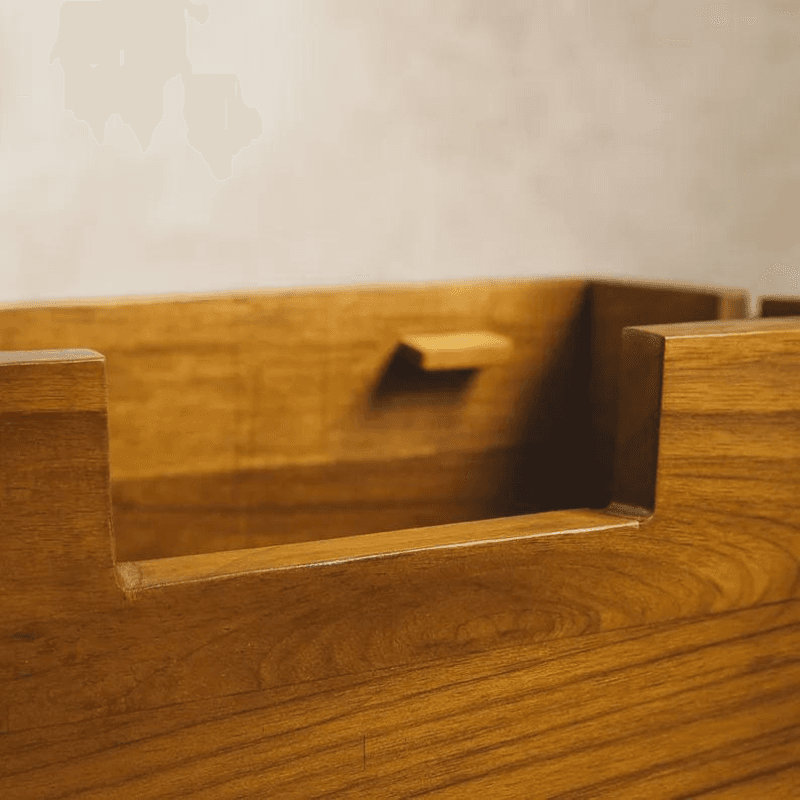 Smart Hub Gear Handcrafted Solid Wood Cable Management Box